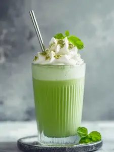 3 Zutaten Matcha Milchshake