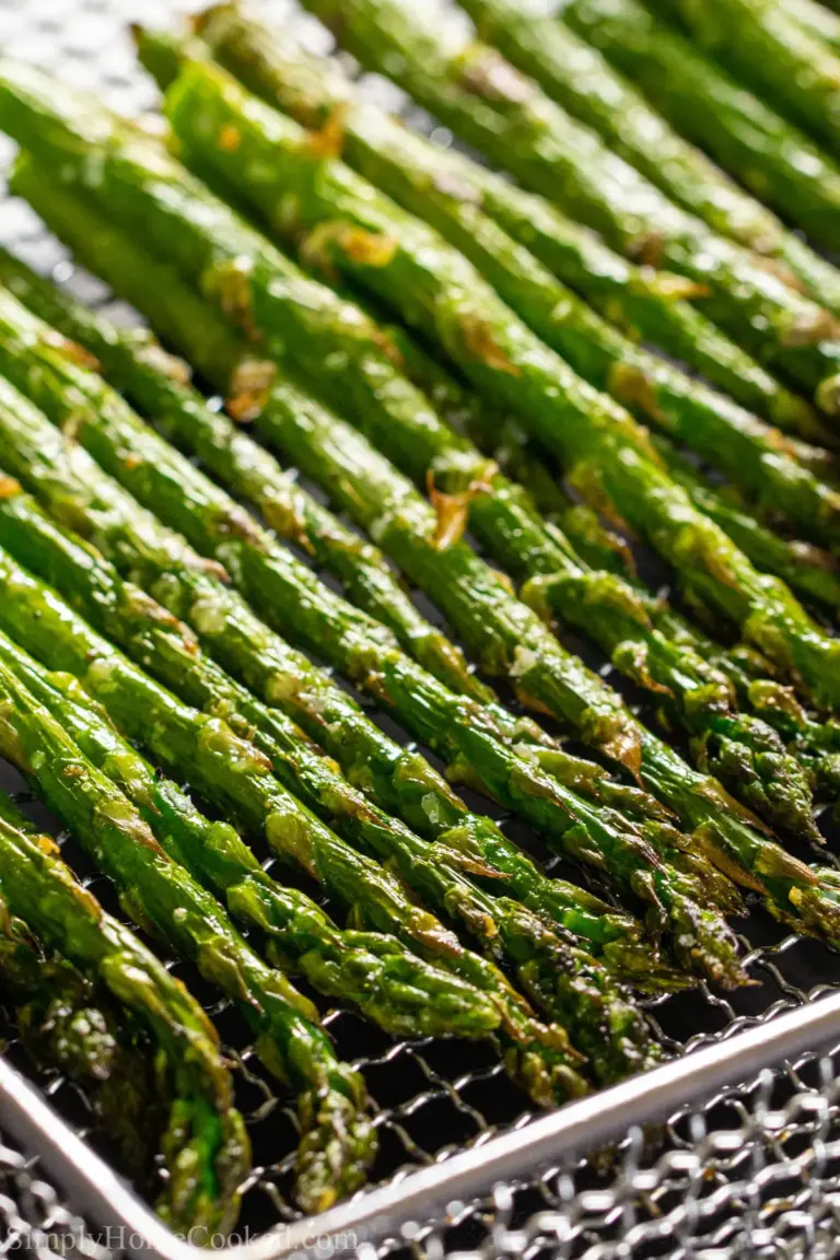 Air fryer Spargel