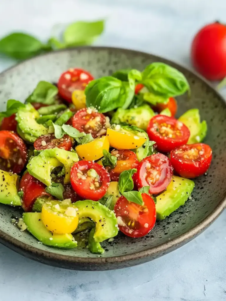 Frischer Avocado-Tomaten-Salat für den perfekten Genuss