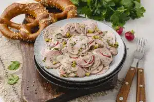 Bayrischer Wurstsalat mit Radieschen & Rettich | Original Rezept