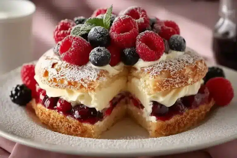 Beeren Sahne Kuchen: Cremig und fruchtig