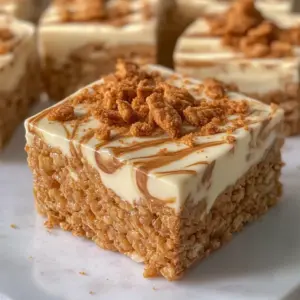 Irresistible Biscoff Rice Krispie Leckereien für Naschkatzen