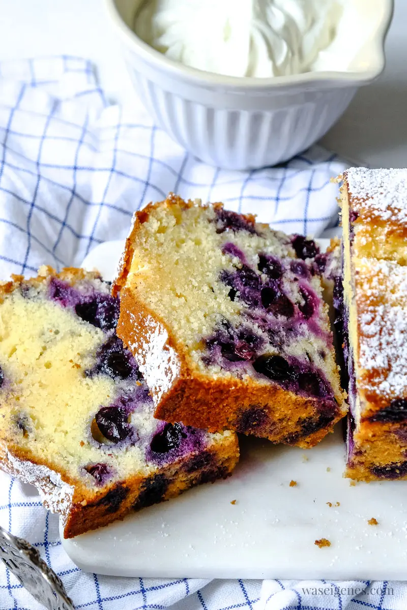 Blaubeer Joghurt Kastenkuchen
