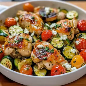 Blechpfanne Mediterrane Hähnchen & Zucchini Genuss – Einfach und lecker