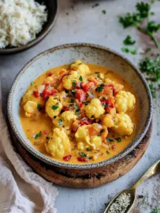 Blumenkohl Curry aus dem Backofen – Gesund, schnell & lecker