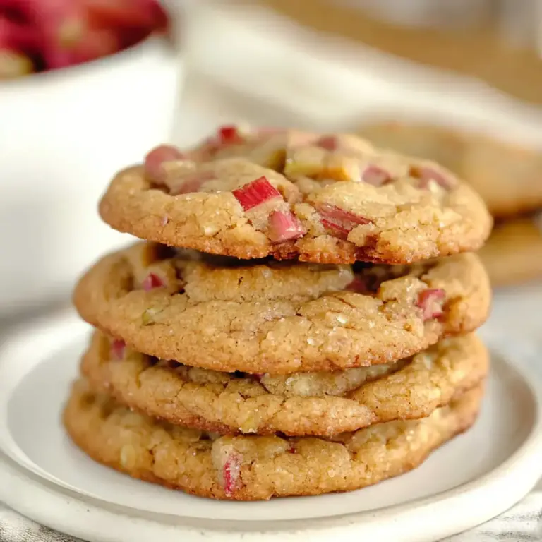 Brown Sugar Rhubarb Cookies That'll Steal Your Heart