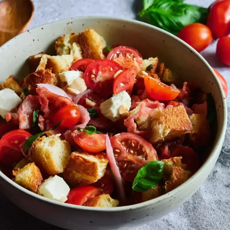 Brotsalat Panzanella – Einfaches Rezept in 15 Min. – Muma’s Kitchen