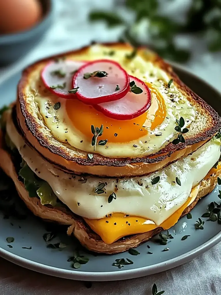 Genieße die perfekte Croque Madame: Vegetarisch und Glutenfrei!