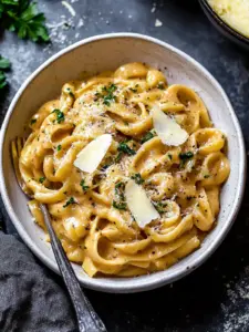 Ein-Topf Französische Zwiebel Pasta – Cremig und Einfach Genießen