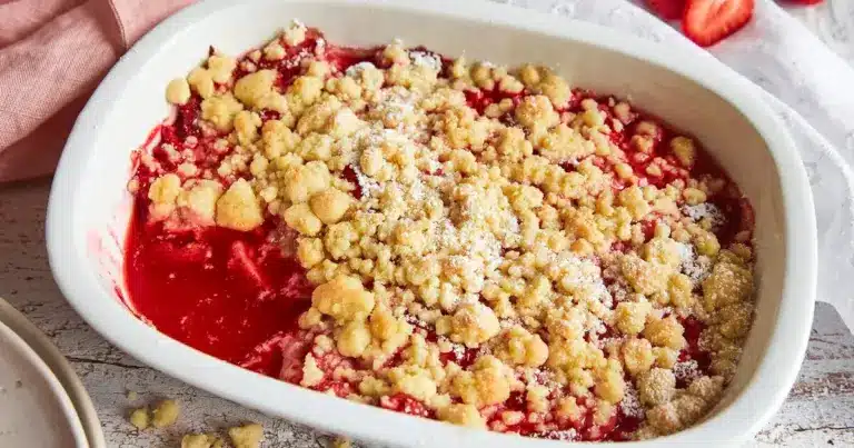 Erdbeer Crumble Rezept