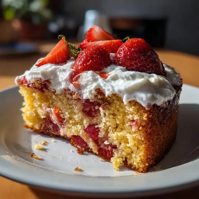 Erdbeer-Rührkuchen mit leichter Sahnehaube – LNNRW