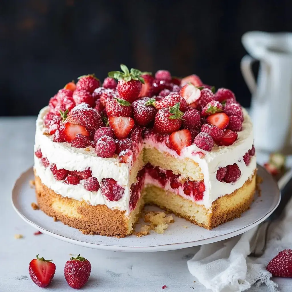 Erdbeer Sahne Torte