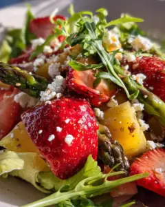 Erdbeer-Spargel Salat