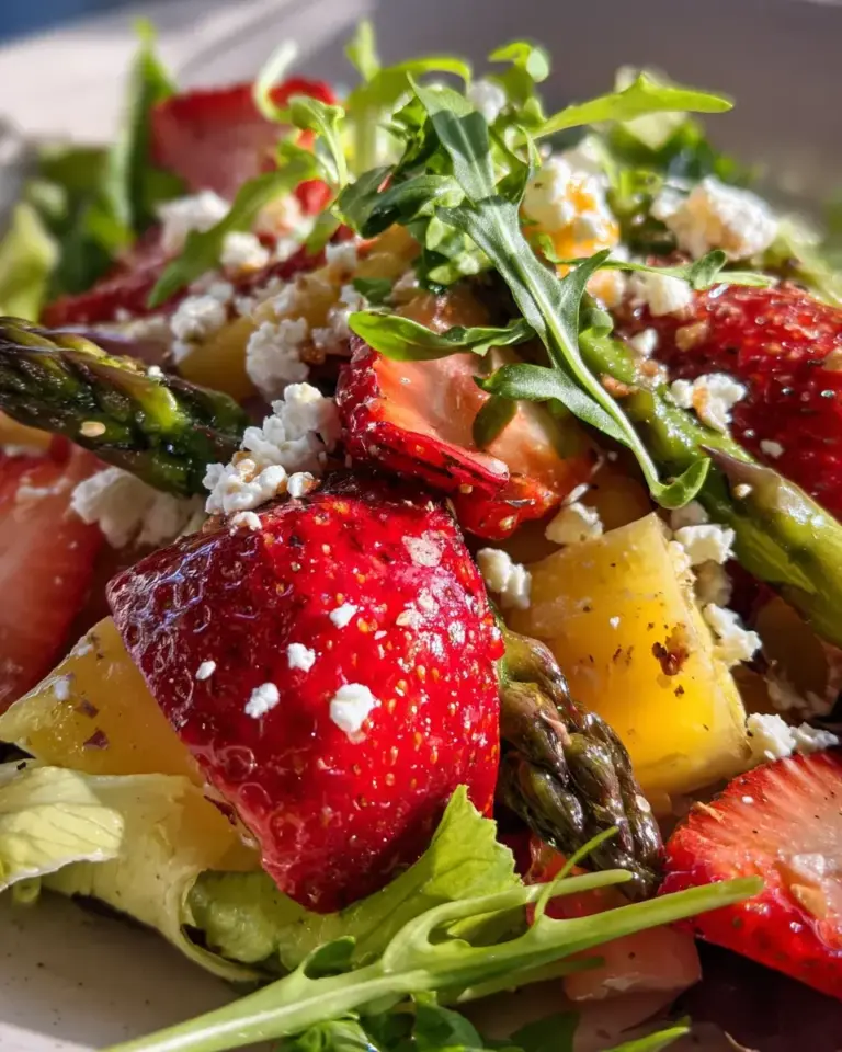 Erdbeer-Spargel Salat