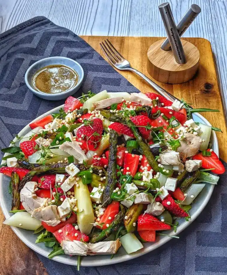 Erdbeer-Spargel-Salat – Köstlicher Frühlingssalat aus frischen Zutaten