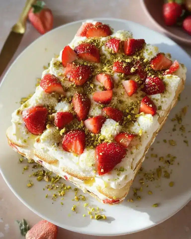 Das beste cremige Erdbeer-Tiramisu
