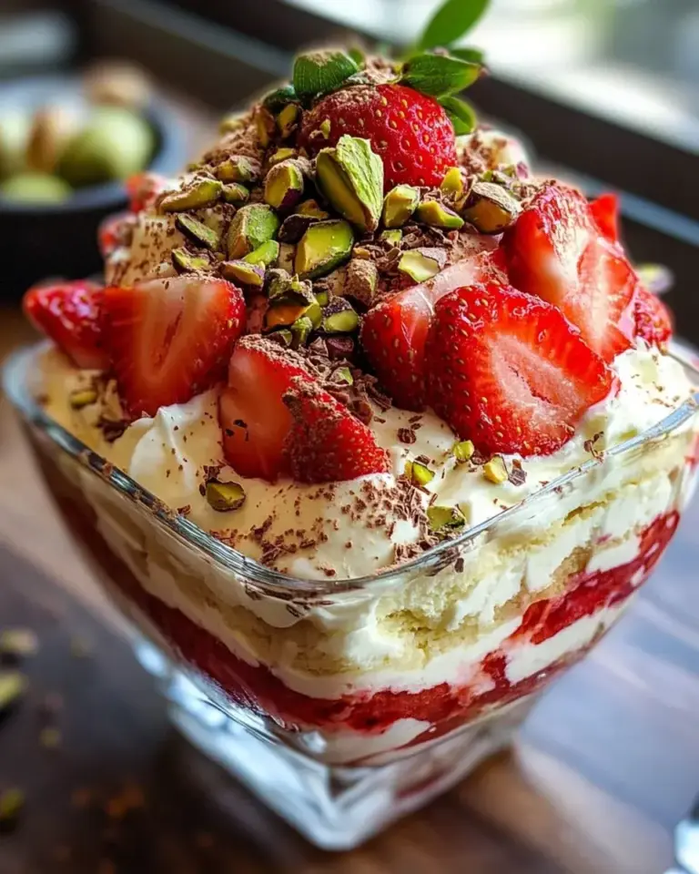 Erdbeer-Tiramisu mit Joghurt