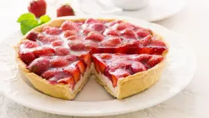 Erdbeerkuchen mit Quark