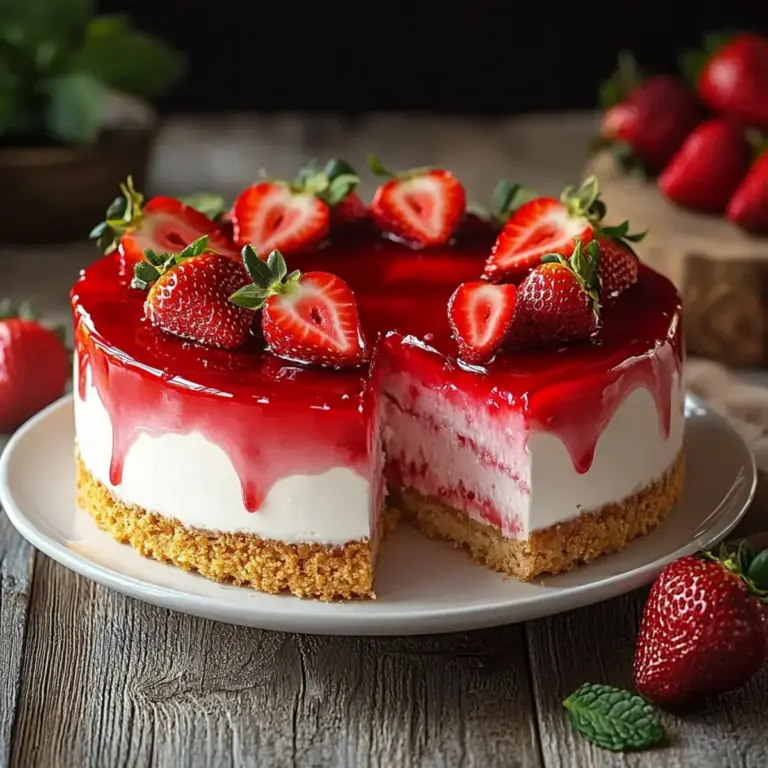 🍓 Erdbeerkuchen ohne Backen – Sommergenuss ohne Aufwand