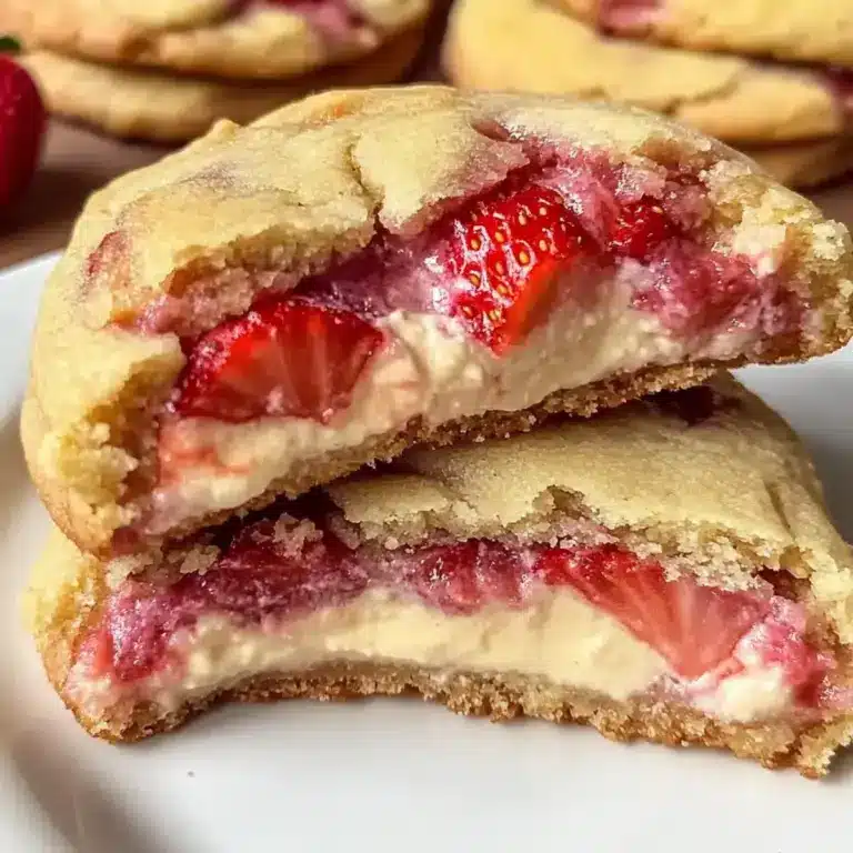 Erdbeer-Käsekuchen-Kekse – Chewy und Irresistibel Lecker!