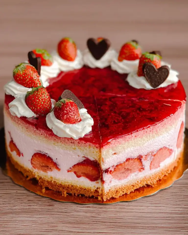 Erdbeertorte mit Joghurtcreme