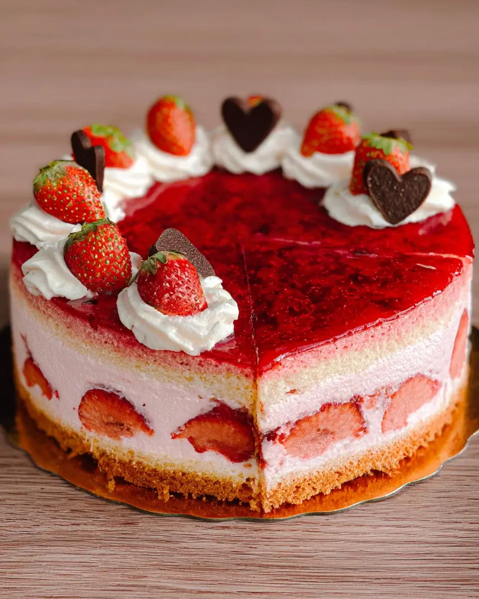 Erdbeertorte mit Joghurtcreme