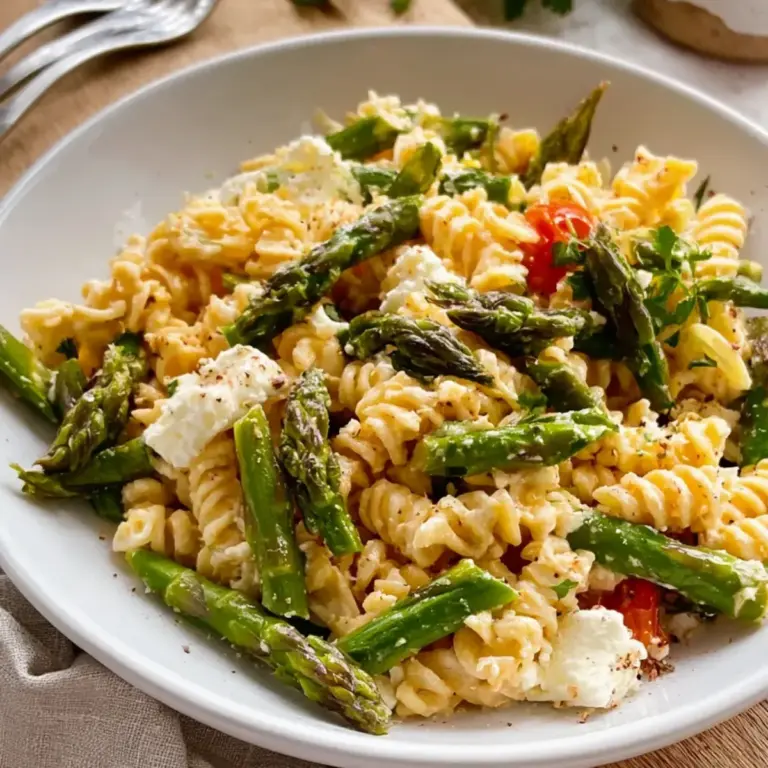 Feta Spargel Pasta