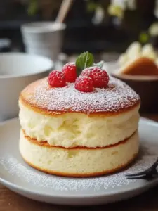 Fluffige Japanische Soufflé-Pfannkuchen