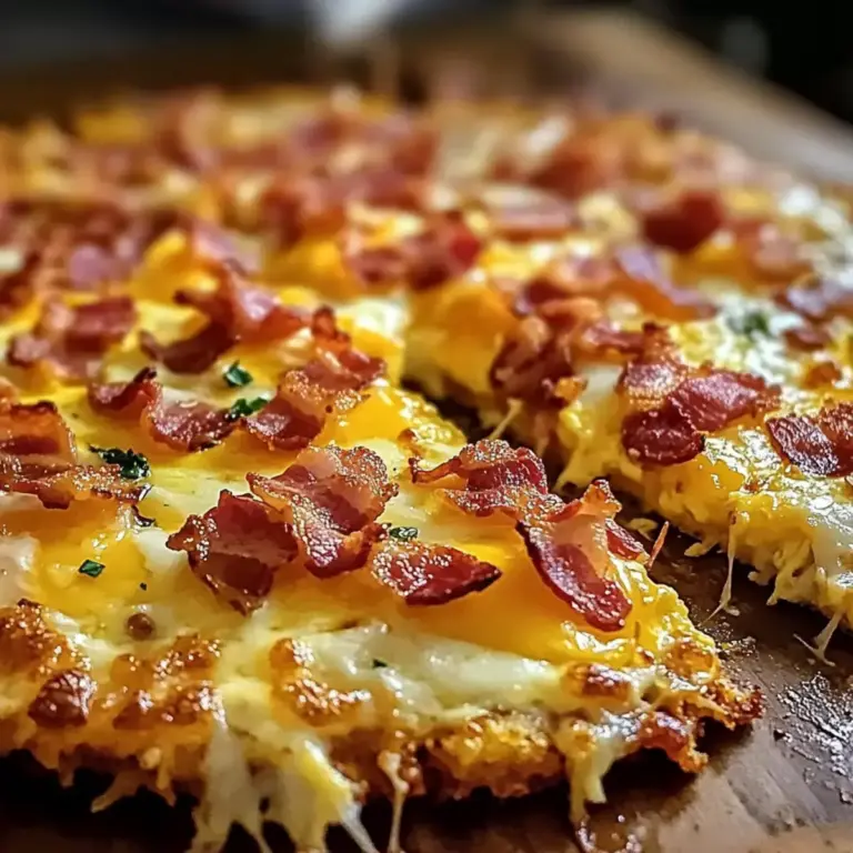 Einfaches Frühstück mit köstlicher Pizza und Rösti-Boden