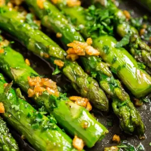 Sautéed Garlic Asparagus