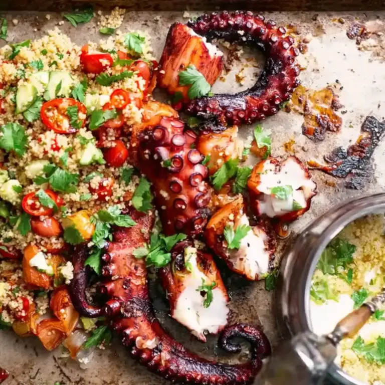 Gegrillter Pulpo mit Bulgur – 5 Tipps für Perfektion – Noras Kreationen