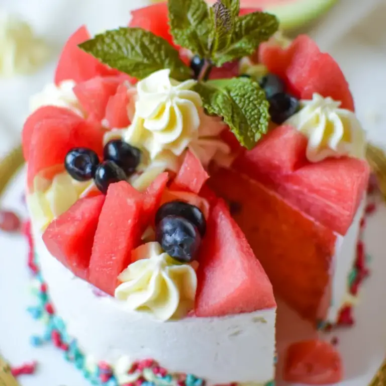 Gesunde Melonen Torte – Der perfekte leichte Sommerkuchen – Einfach Clever Kochen