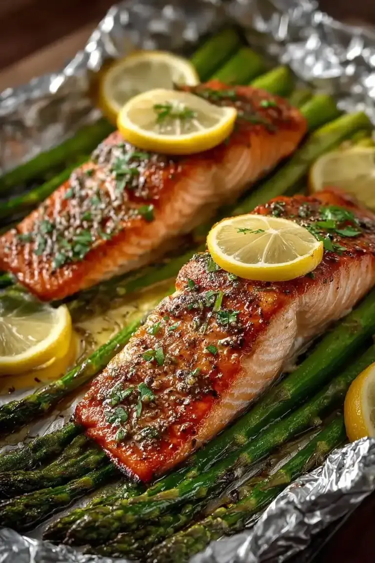 Best Healthy Baked Salmon and Asparagus Foil Packets