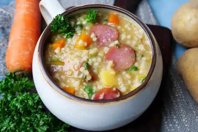 Graupensuppe wie von Oma