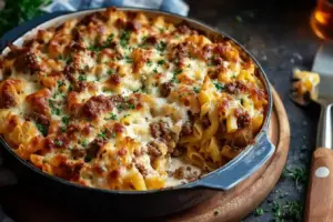 Cremiger Hackfleisch-Nudelauflauf – Ultimatives Rezept