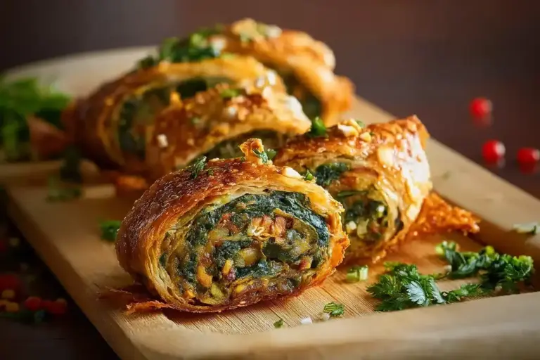 Herzhafte Linsen-Spinat-Rollen – Veganes Wohlfühlgericht
