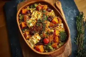 Herzhafter vegetarischer Auflauf – Einfach und Cremig genießen