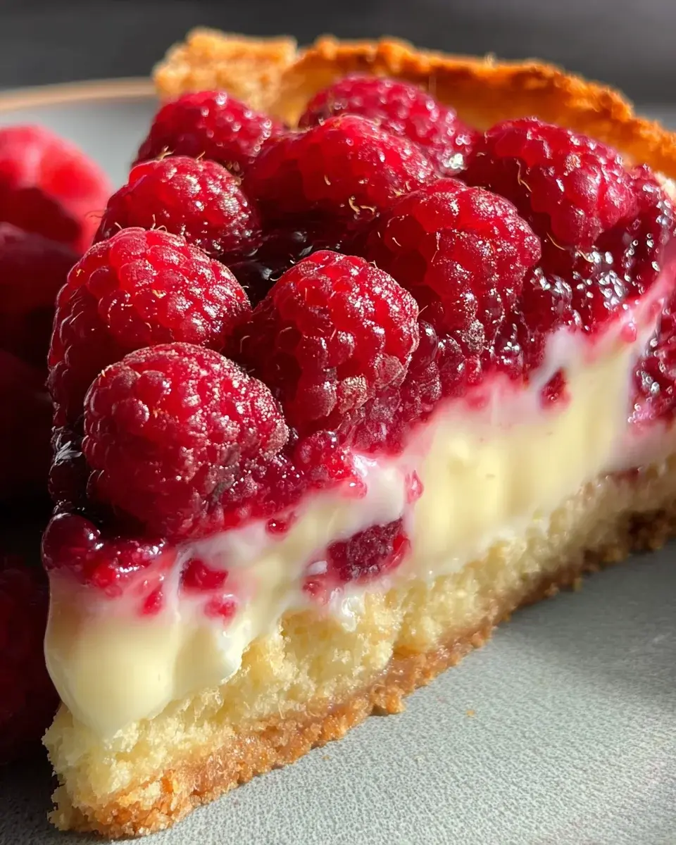 Himbeer mit Schmandcreme
