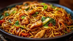 Hähnchen Teriyaki Nudeln Rezept