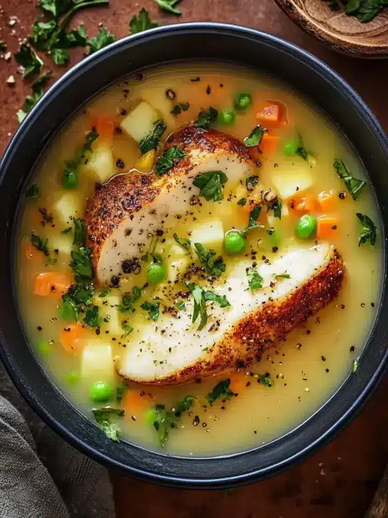 Hühnchenbrustsuppe: Herzhaft, schnell und einfach gemacht