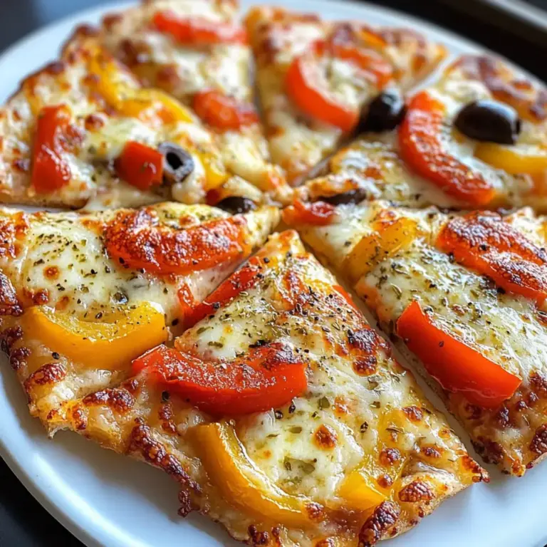 Viral Hüttenkäse Fladenbrot Pizza: Ein einfacher Genuss