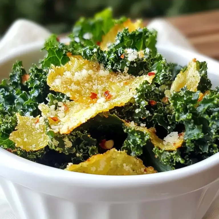 Crunchy Low-Carb Garlic Parmesan Kale Chips Rezept – Recipe Website