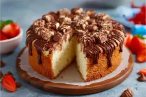 Kinder Schoko Bons Torte ohne Backen