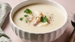 Klassische Spargelcremesuppe – einfach & lecker