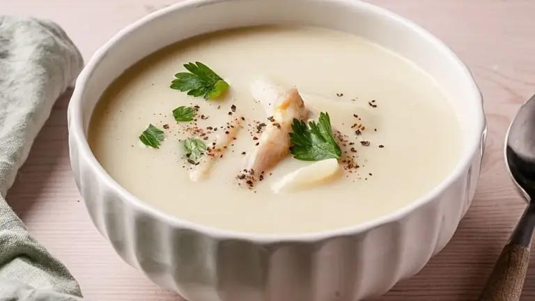 Klassische Spargelcremesuppe – einfach & lecker