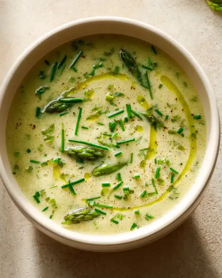 Klassische Spargelcremesuppe non alcoholic