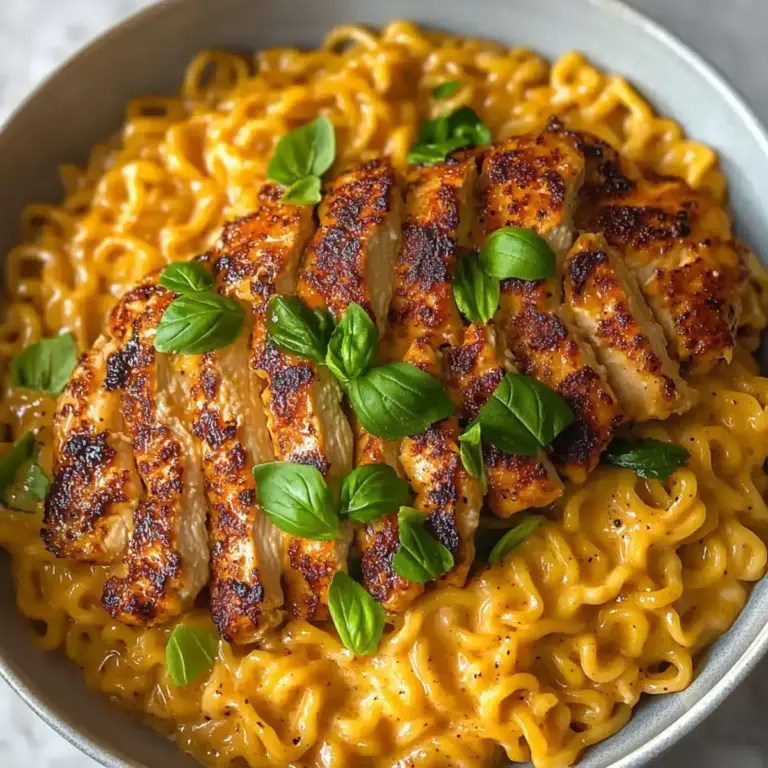 Garlic Parmesan Chicken Ramen Creamy and Easy to Make