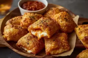 Knusprige Airfryer Pizzarollen schnell einfach