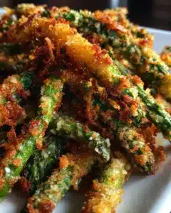 Knuspriger Parmesan Spargel aus dem Ofen