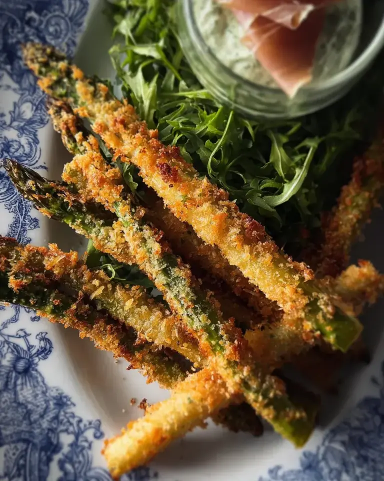Knuspriger Parmesan Spargel aus dem Ofen
